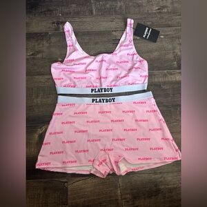 Playboy Pink Logo Lounge Set